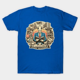 Civil Engineer, Masters of Construction, Leaders in Innovation T-Shirt